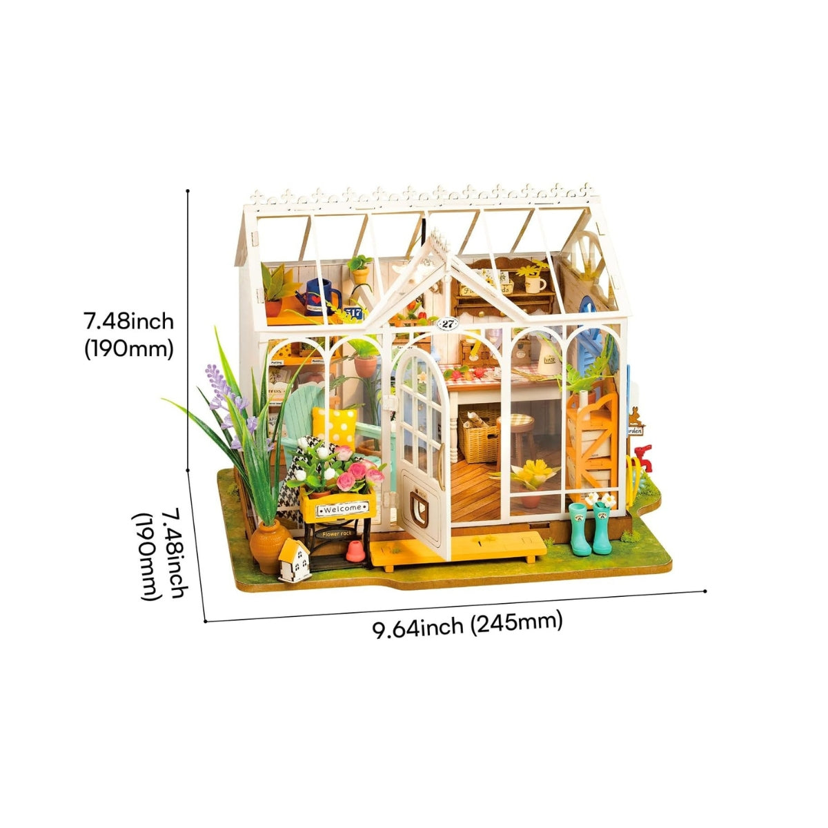 Miniature Dreamy Garden Dollhouse