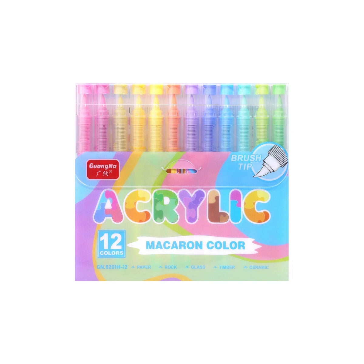 12 Macaron Colors Set 2 8201H-12
