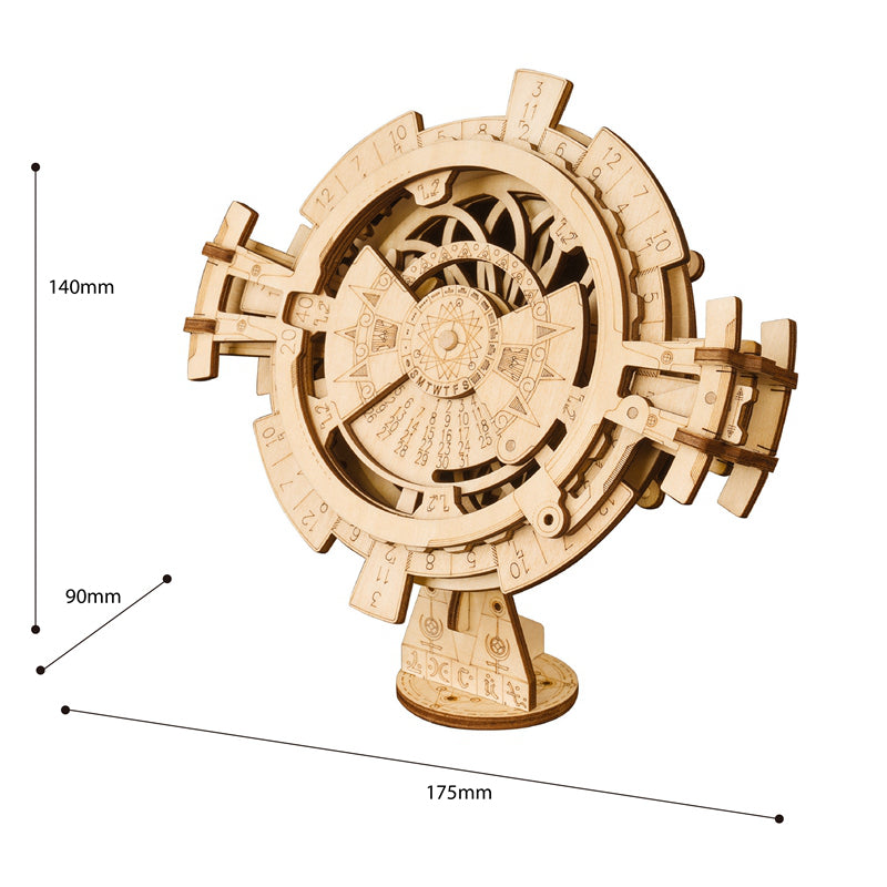 3D Wooden Calendar Puzzle