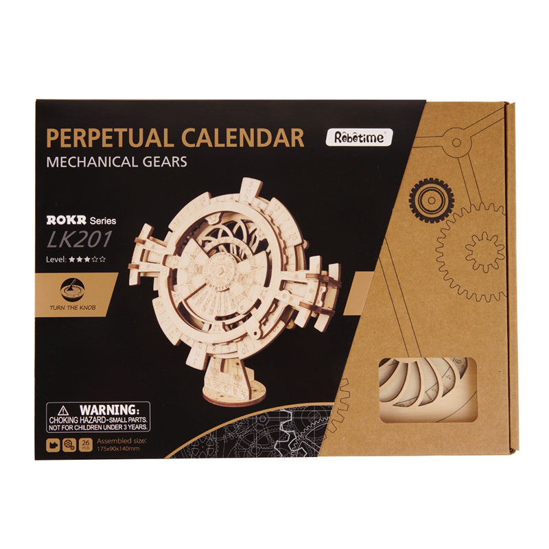 3D Wooden Calendar Puzzle