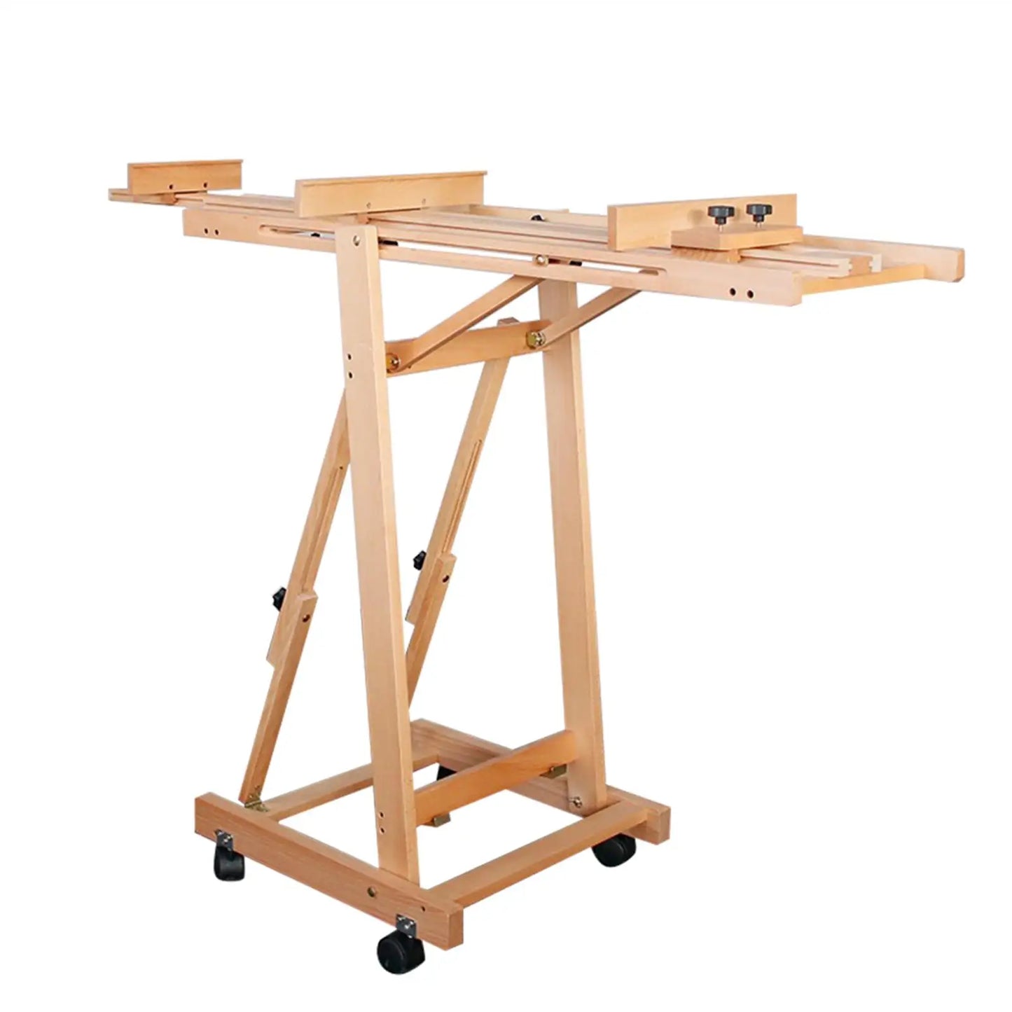 Beech Wood Art Easel Stand - Adjustable, Eco-Friendly, Mobile