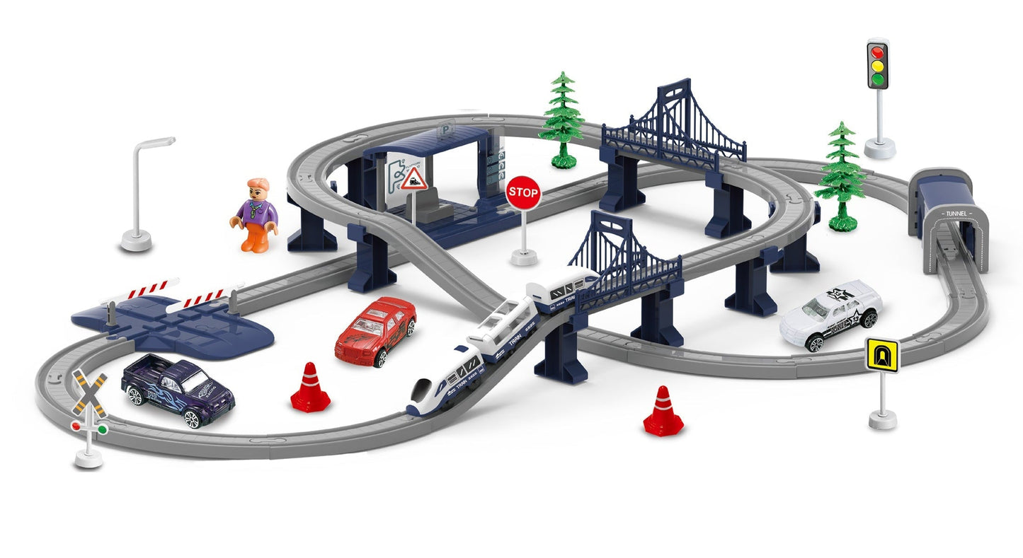 Kids Electric Train Set - Imaginative Play for Ages 3-6
