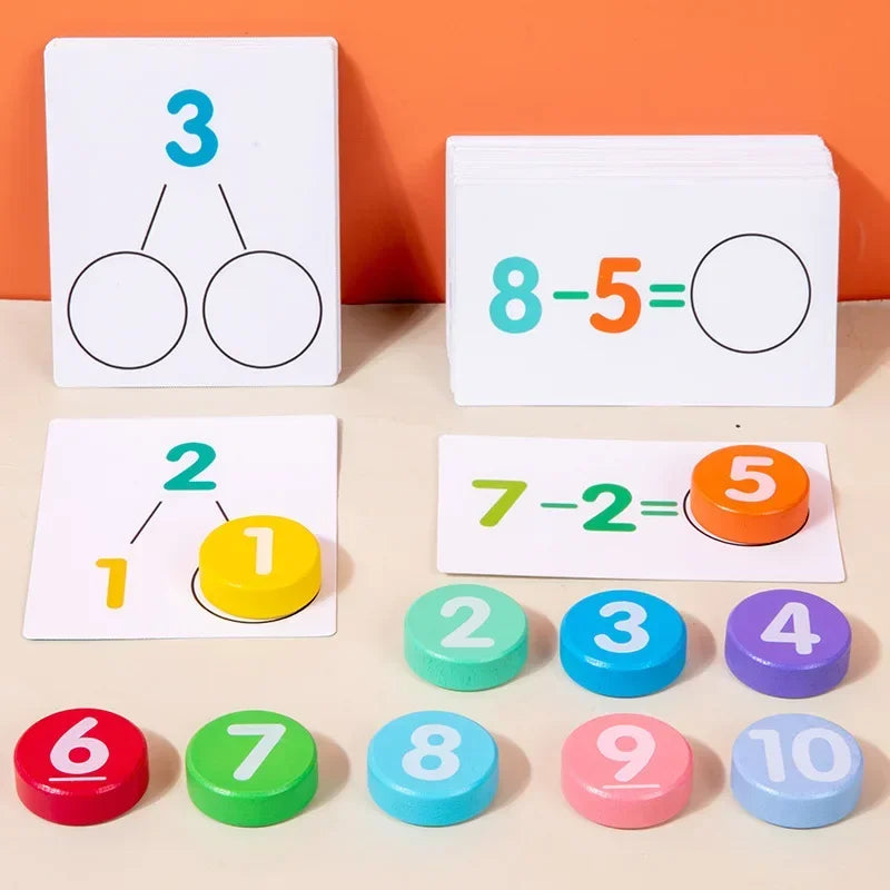 Kids Arithmetic Card Games: Montessori Math Learning Fun