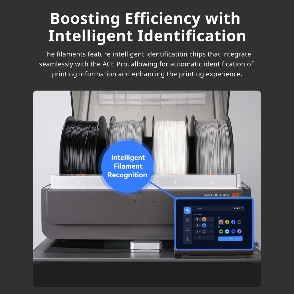 ANYCUBIC PLA Filament 1.75mm 1kg - Eco-Friendly & Clog-Free