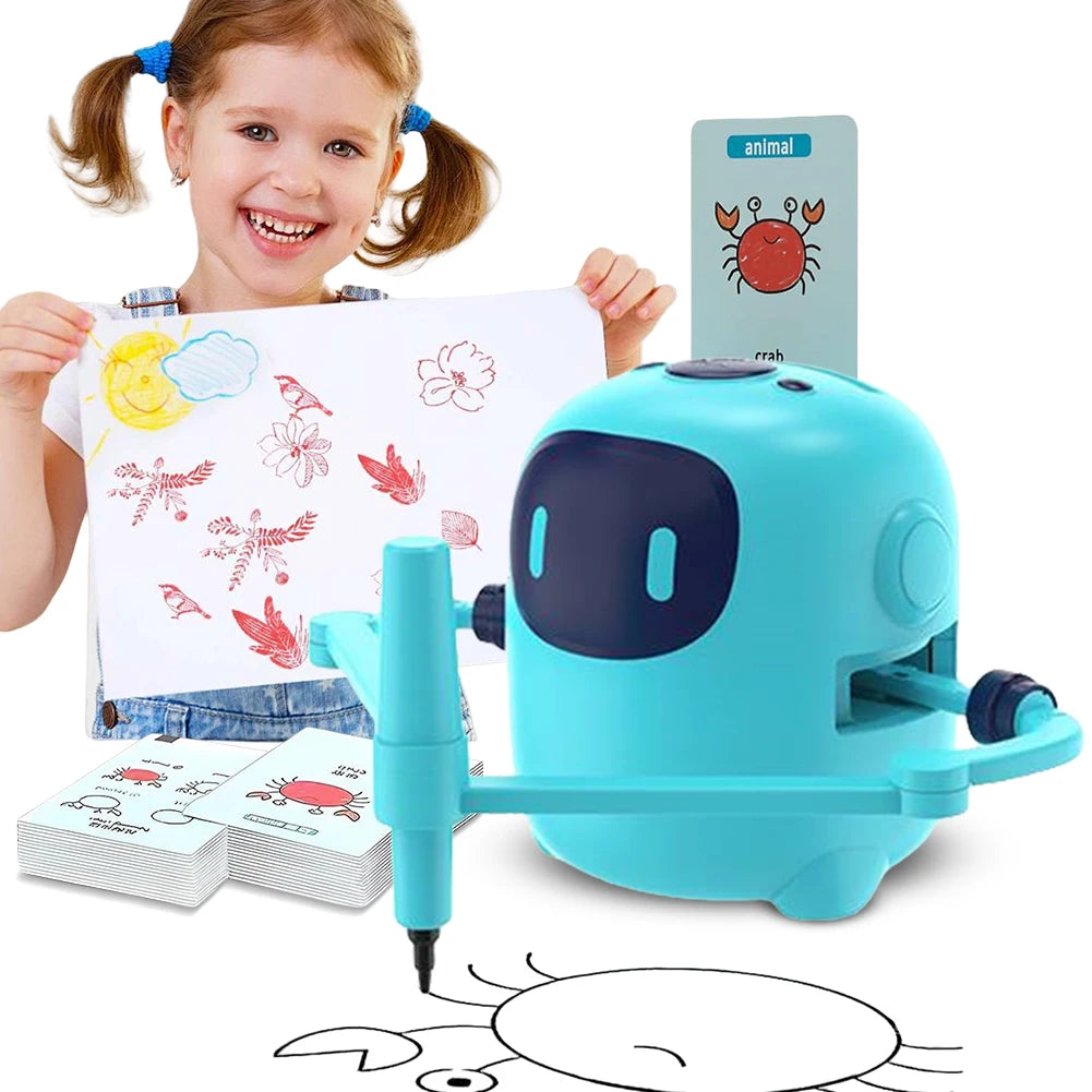 Smart Drawing Robot - Inspire Kids with 100 Art Cards