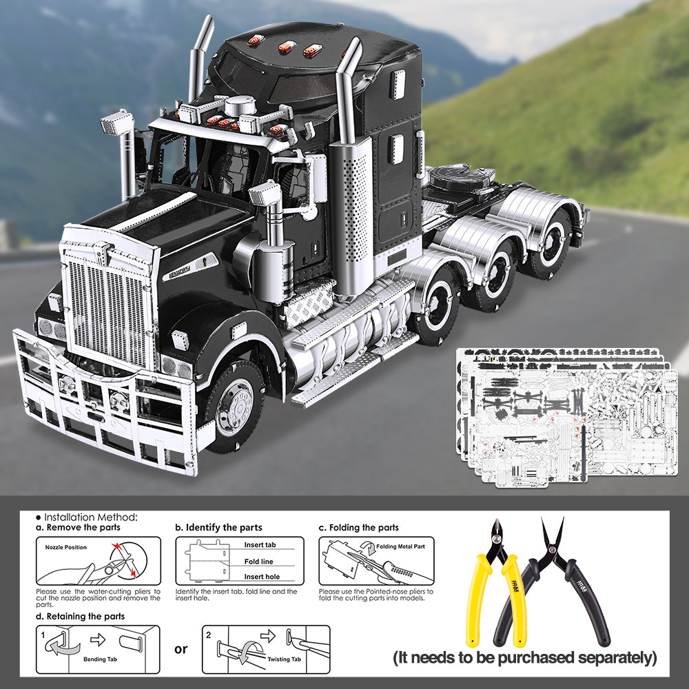 3D Metal Puzzle Truck
