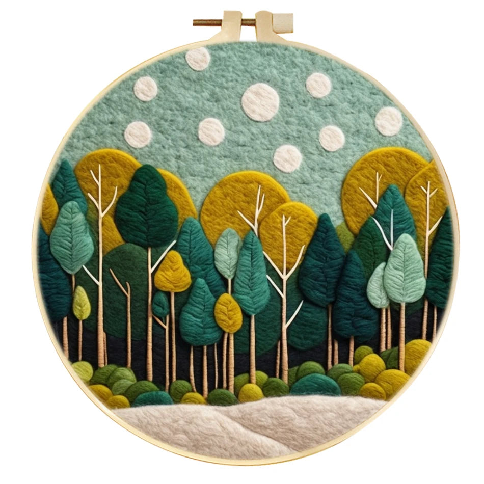 Wool Felting Kit with Frame: Craft Your Own Art