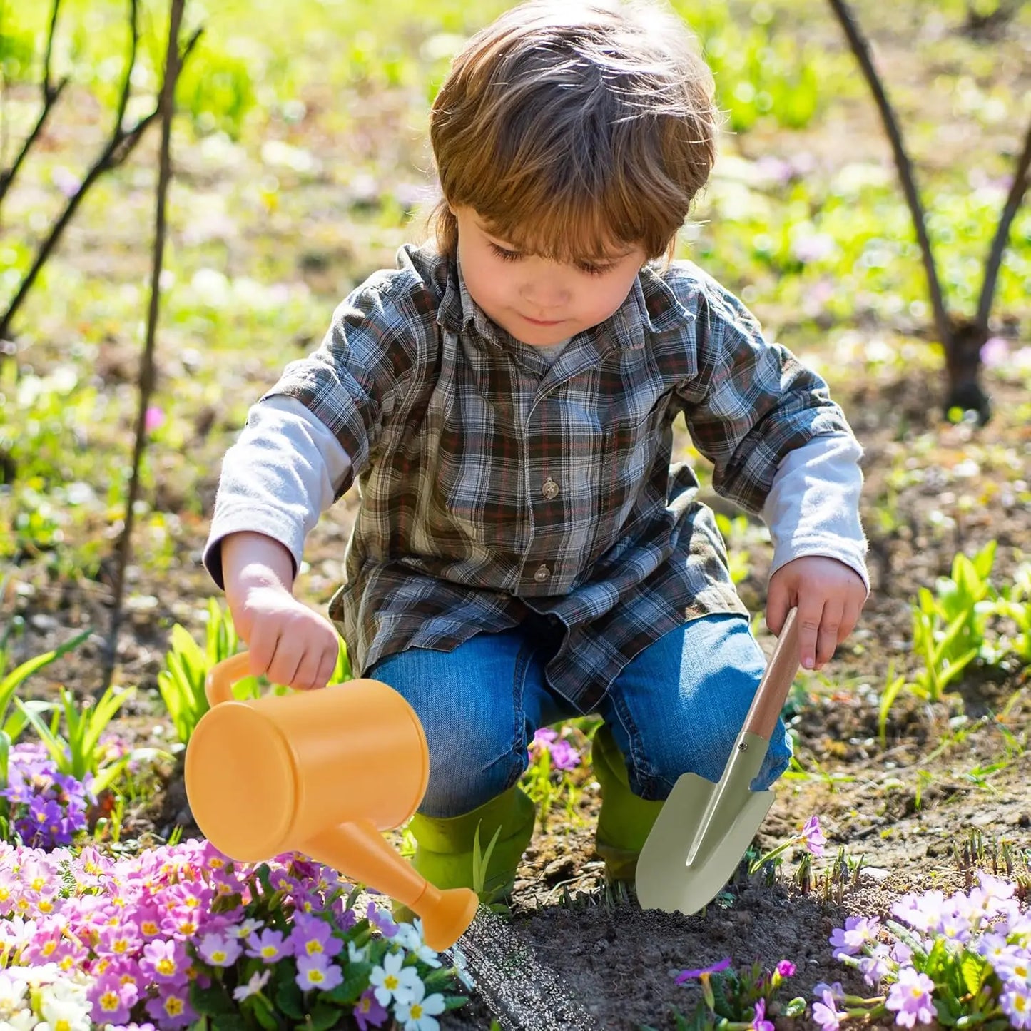 Kids Gardening Tools Set - 17 PCS Safe & Fun Outdoor Kit