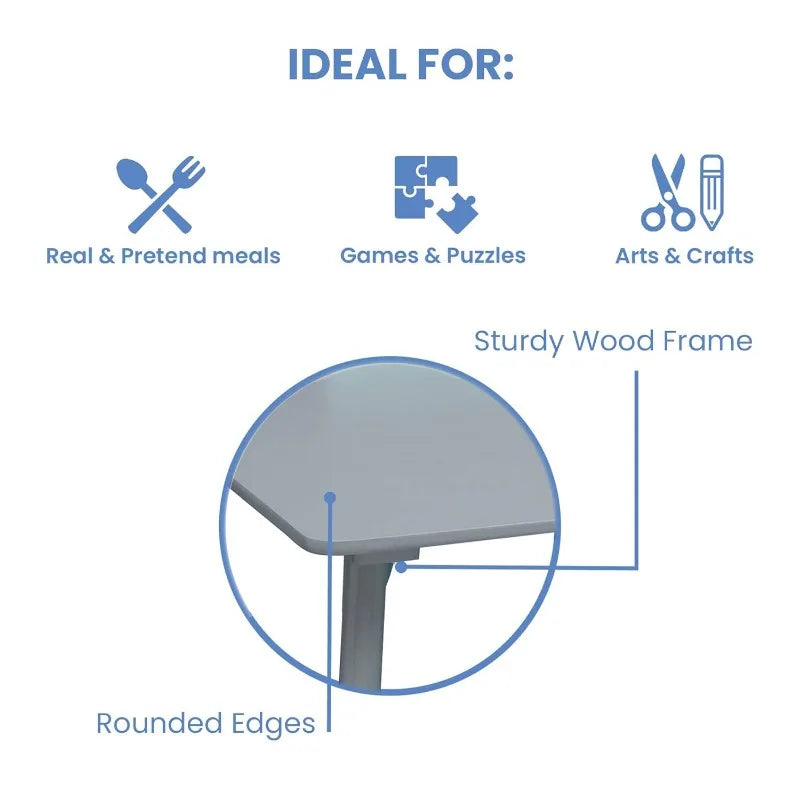 Delta Kids Table Set: Includes 4 Chairs, Safe & Sturdy