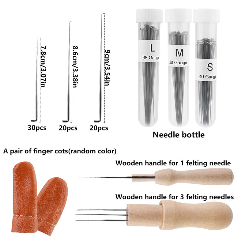Needle Felting Tools - Complete Beginner's Craft Set