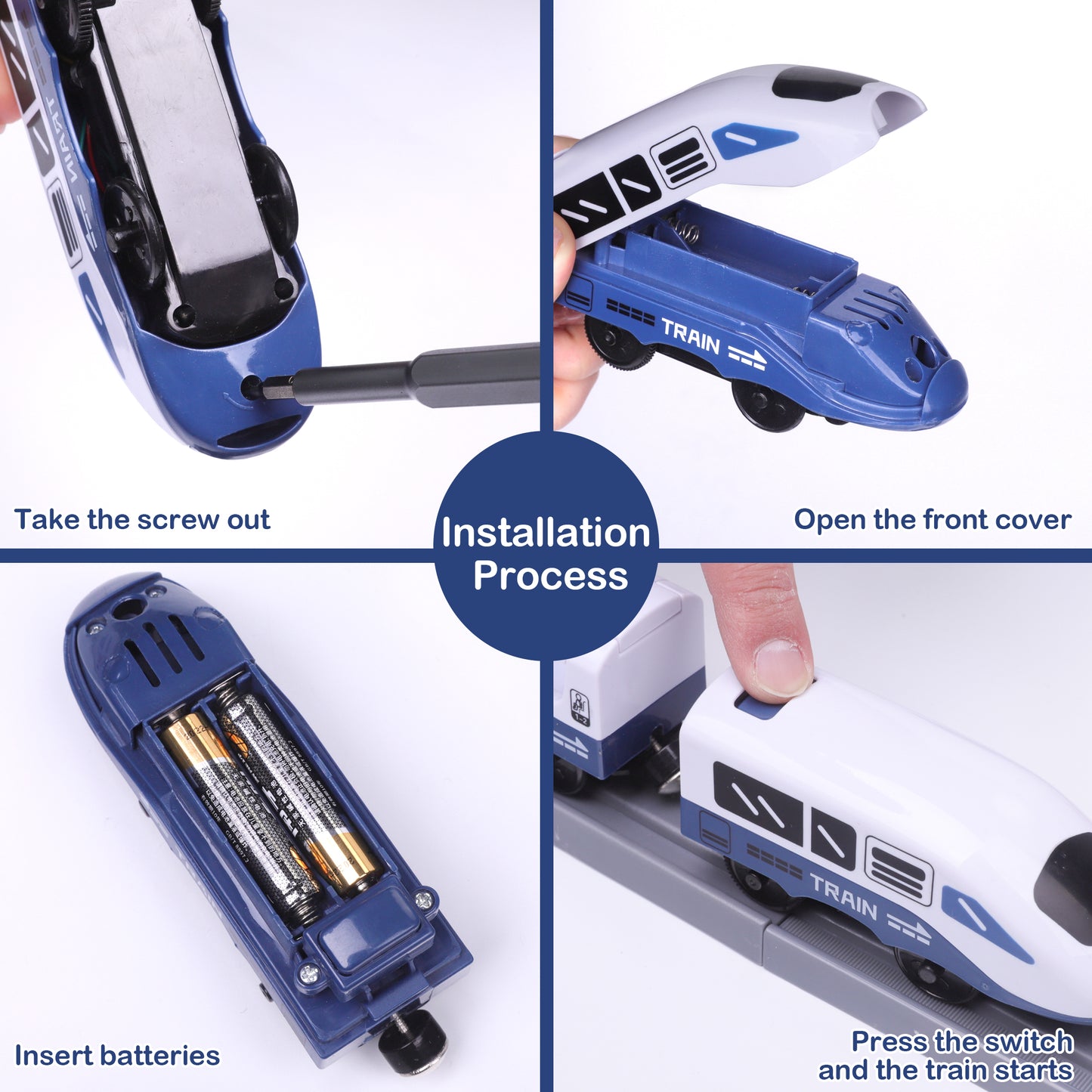 Kids Electric Train Set - Imaginative Play for Ages 3-6