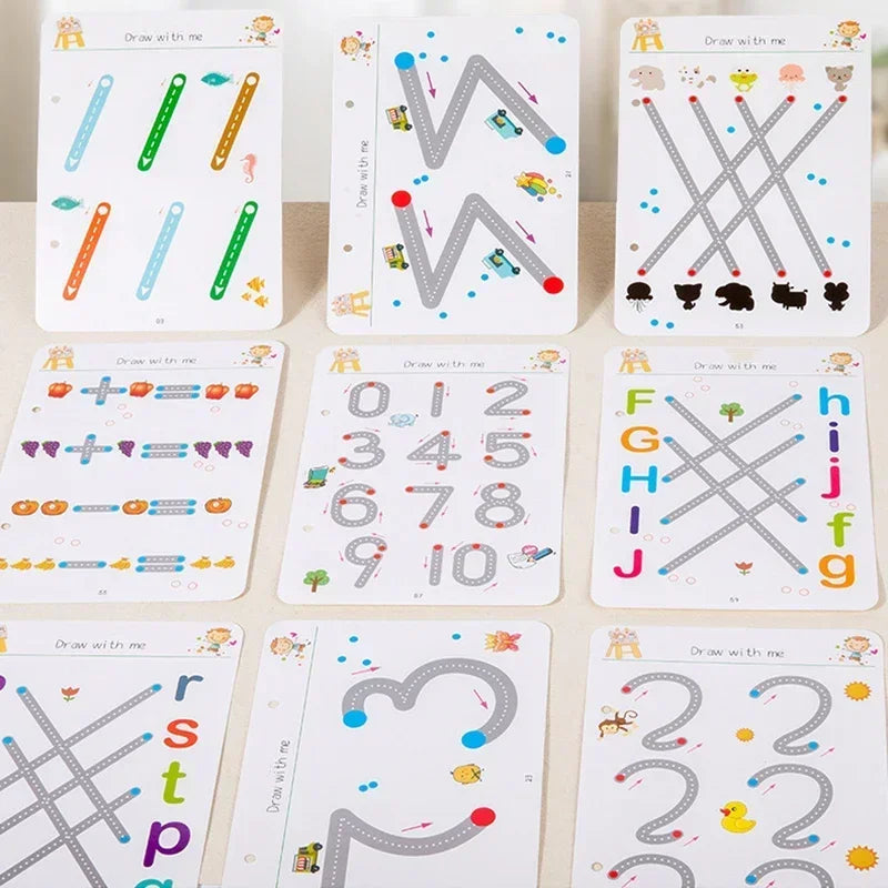 Magical Tracing Workbook: Reusable Montessori Practice Book