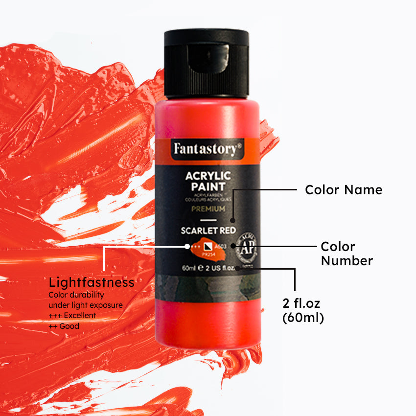 Professional Acrylic Paint Set: 28 Colors + 12 Brushes