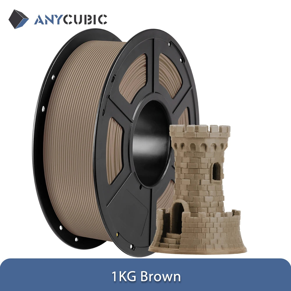 ANYCUBIC PLA Filament 1.75mm 1kg - Eco-Friendly & Clog-Free