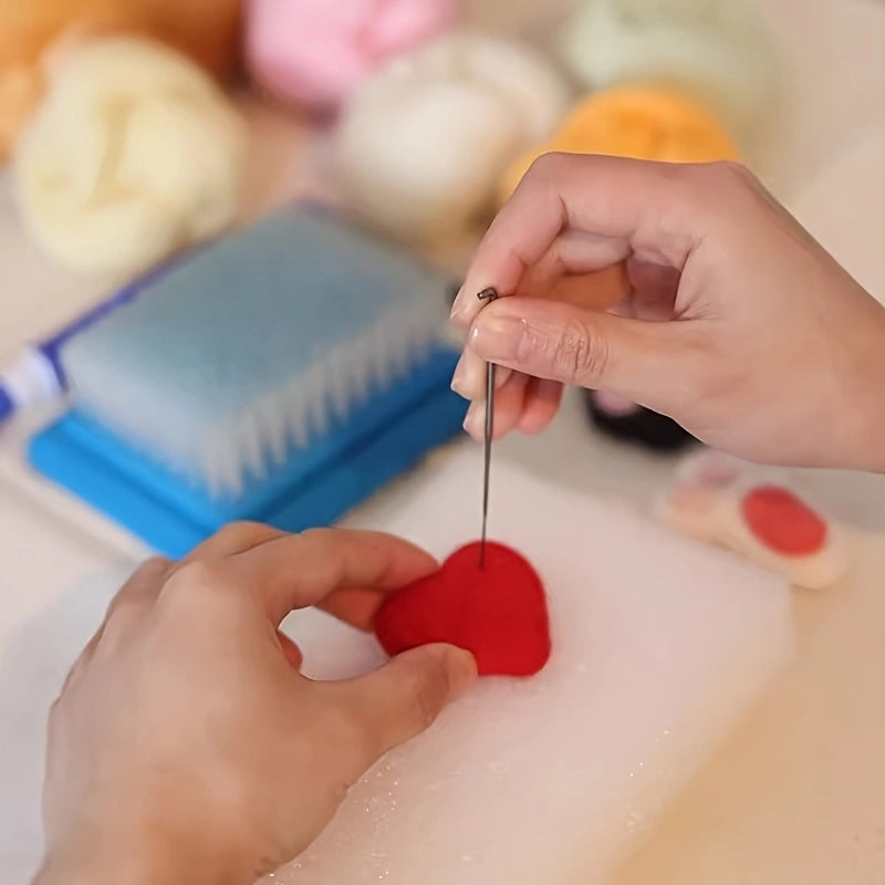 Wool Felting Starter Kit: 28 Colors 5g Wool Yarn & Accessories