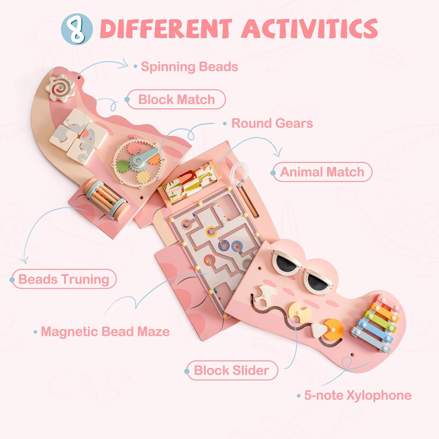 Wooden Busy Board