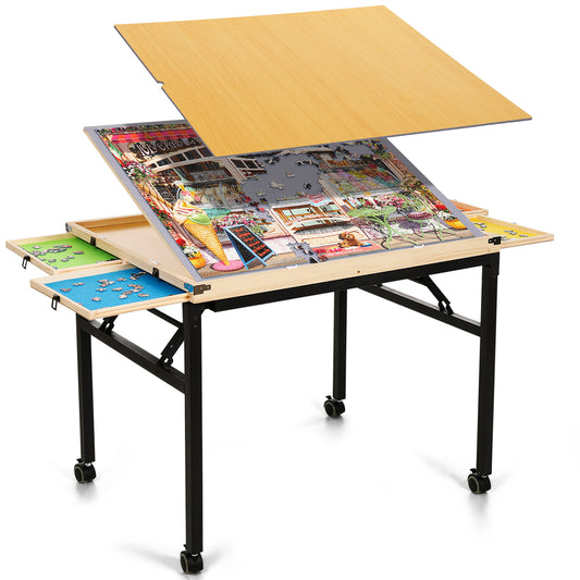 Puzzle Table 1500PC: Mobile, Adjustable & Perfect Gift