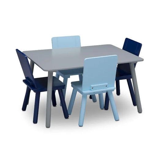 Delta Kids Table Set: Includes 4 Chairs, Safe & Sturdy