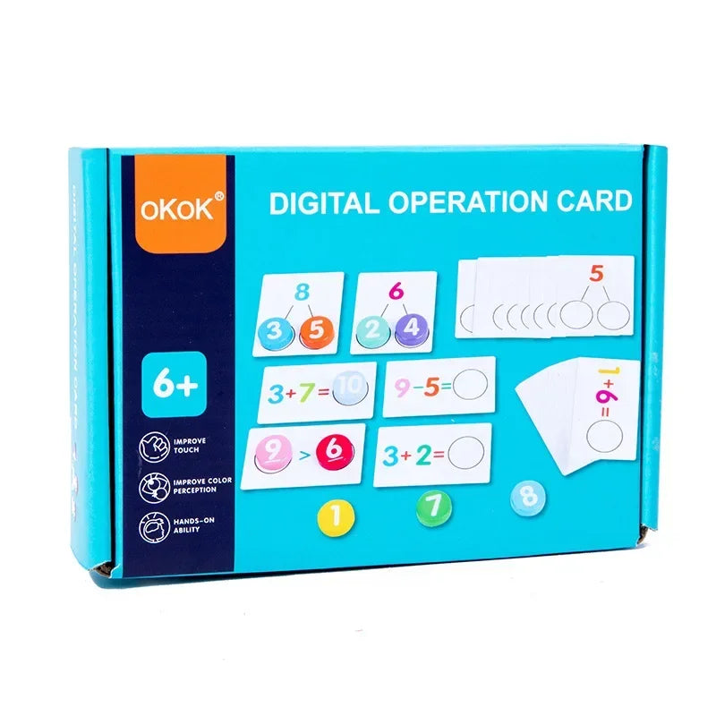 Kids Arithmetic Card Games: Montessori Math Learning Fun