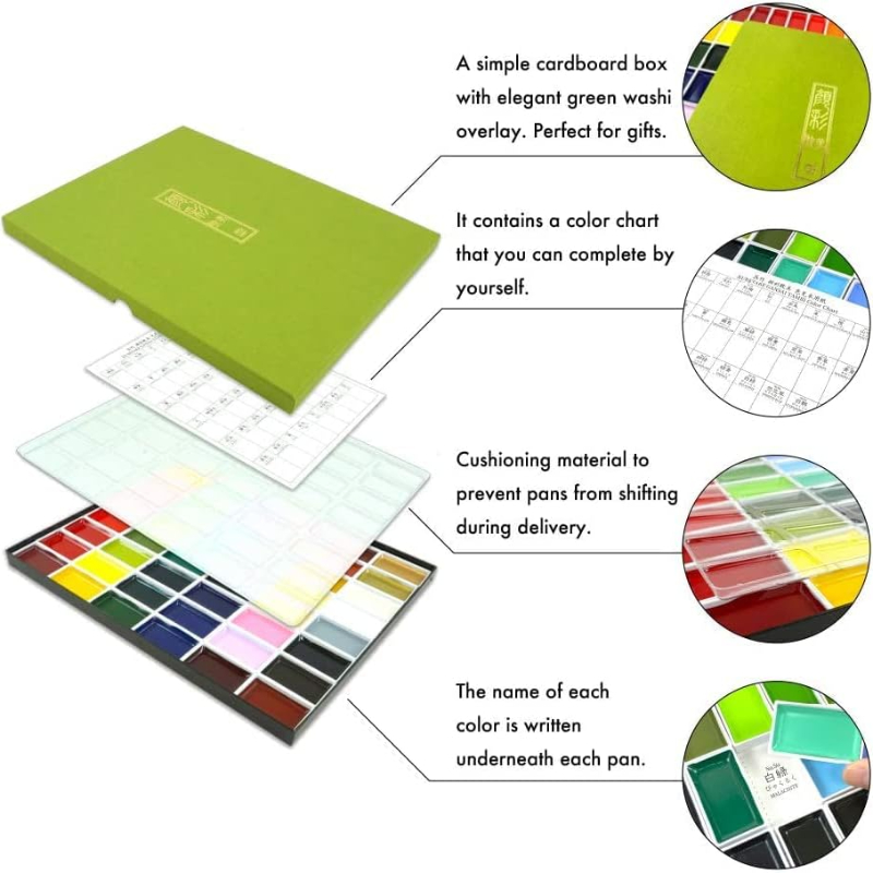 Kuretake Gansai Watercolor Sets
