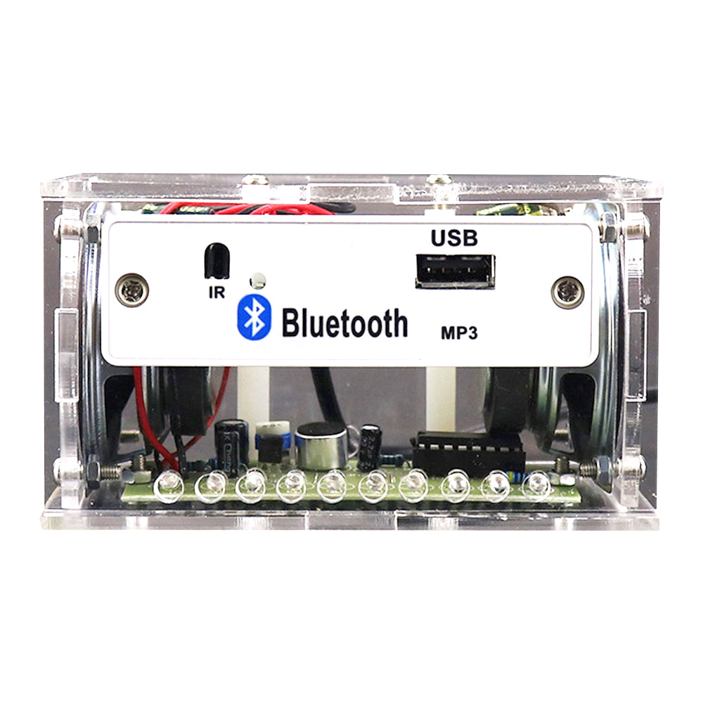 Bluetooth Speaker DIY Kit: 3W Stereo, Remote Control, USB Play