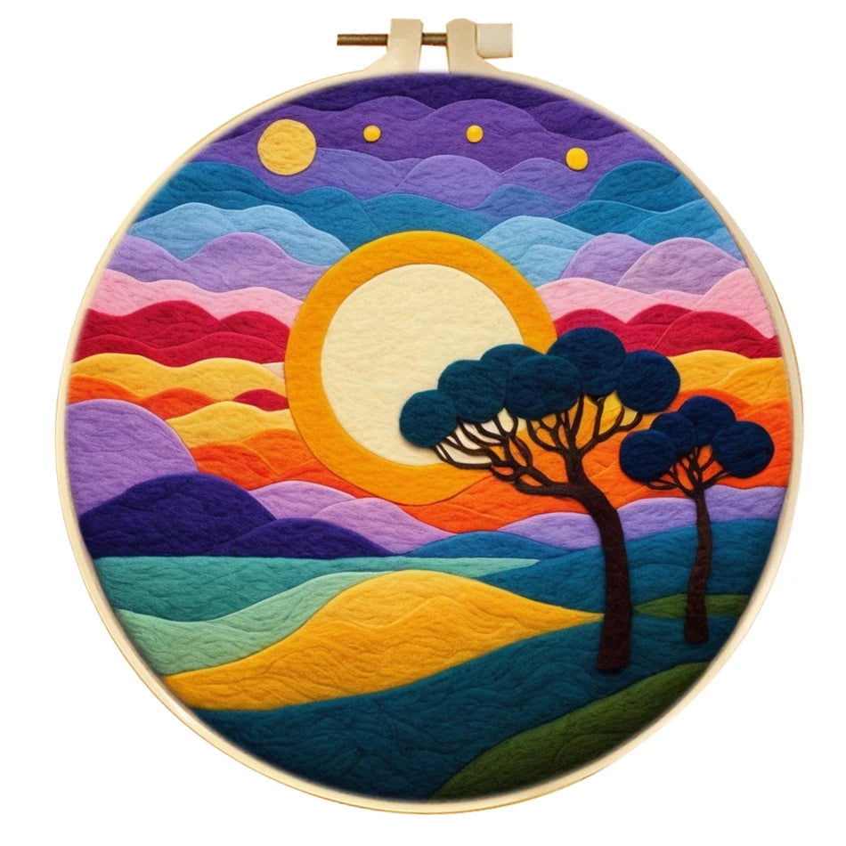 Wool Felting Kit with Frame: Craft Your Own Art