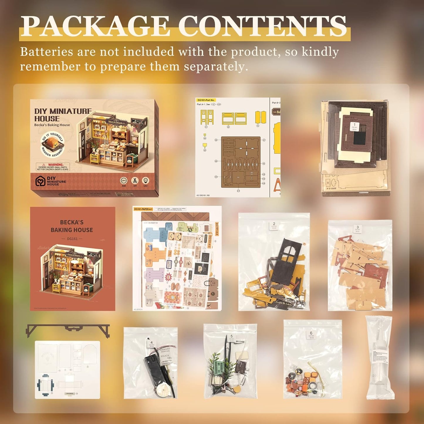 Becka's Baking House 3D Puzzle Kit