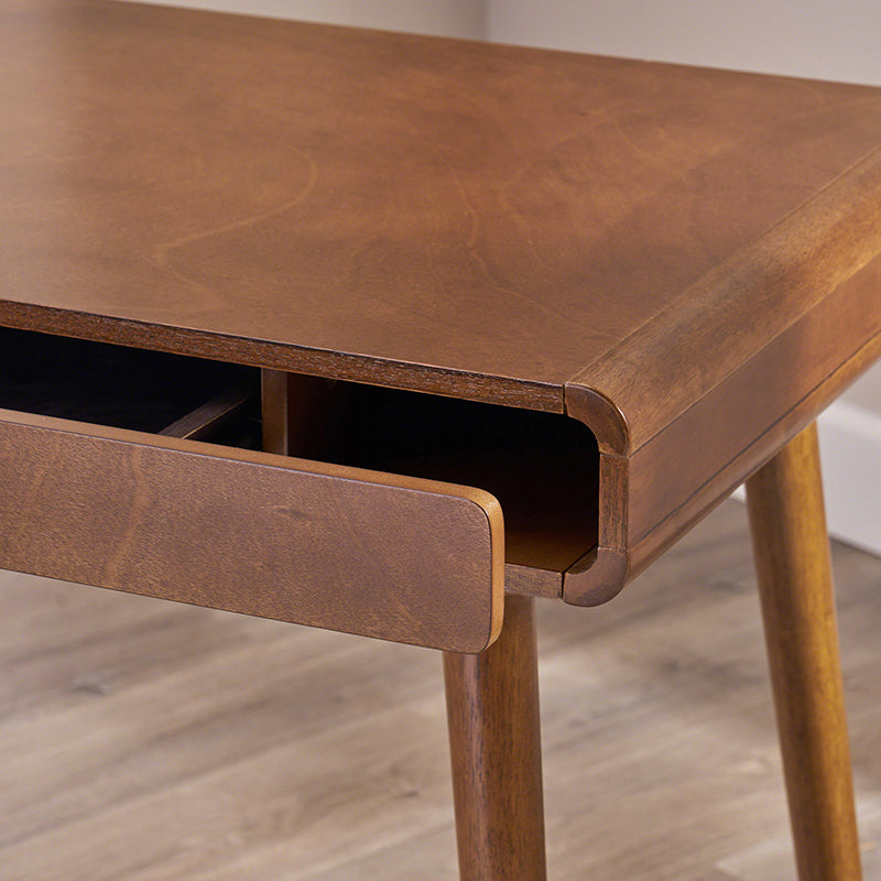 Solid Wood Writing Desk - Vintage Style for Home & Office