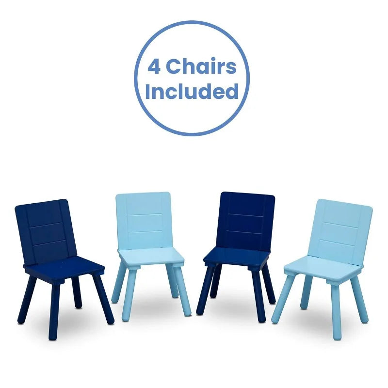 Delta Kids Table Set: Includes 4 Chairs, Safe & Sturdy