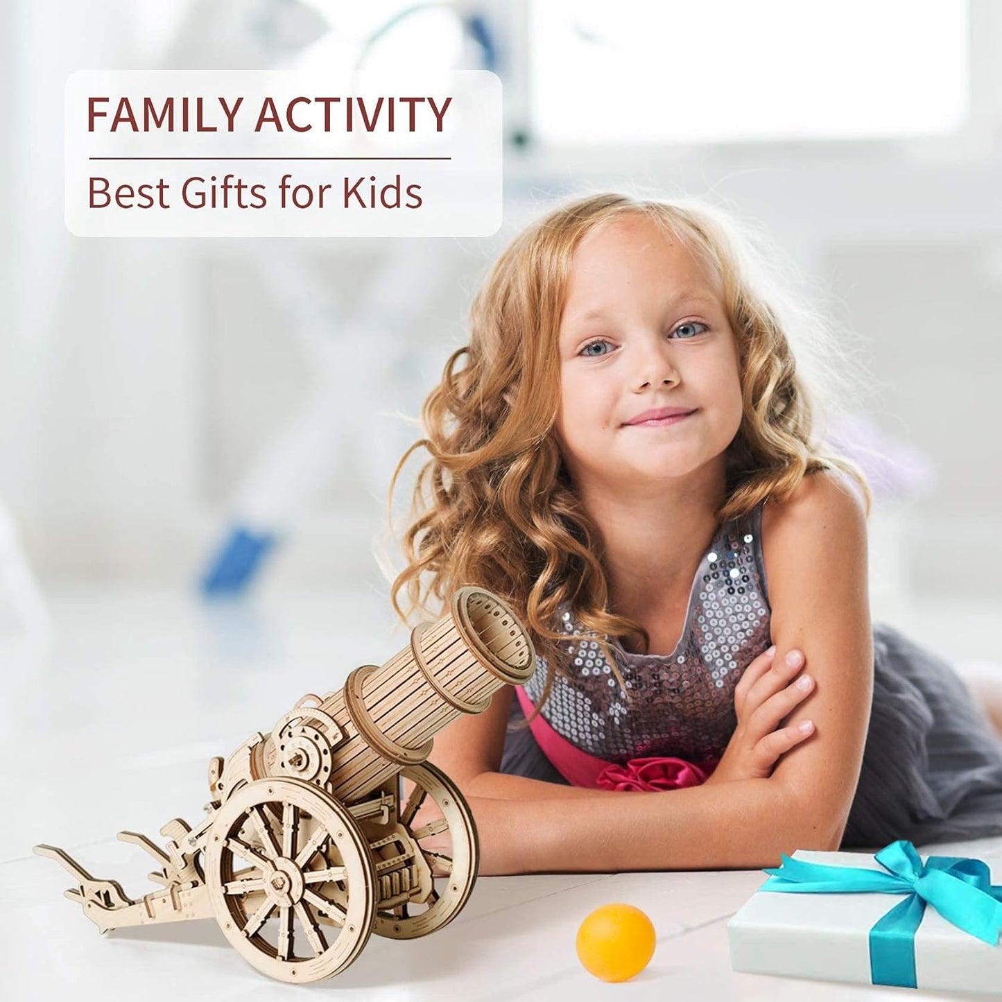 3D Wooden Catapult Puzzle - DIY STEM Toy for All Ages