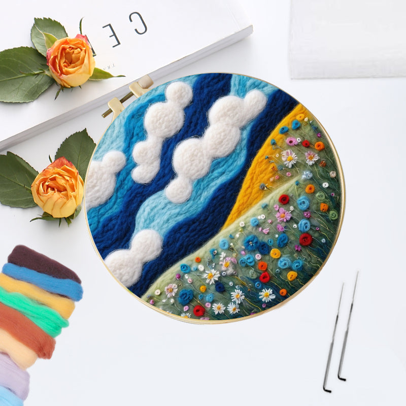 Wool Felting Kit with Frame: Craft Your Own Art