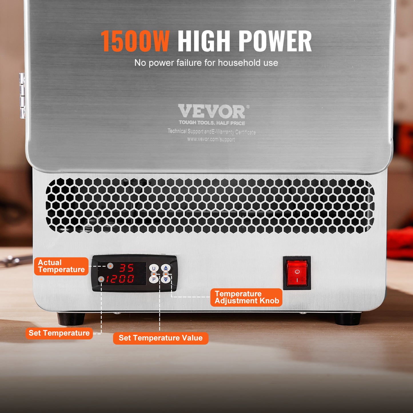 1500W Electric Melting Furnace