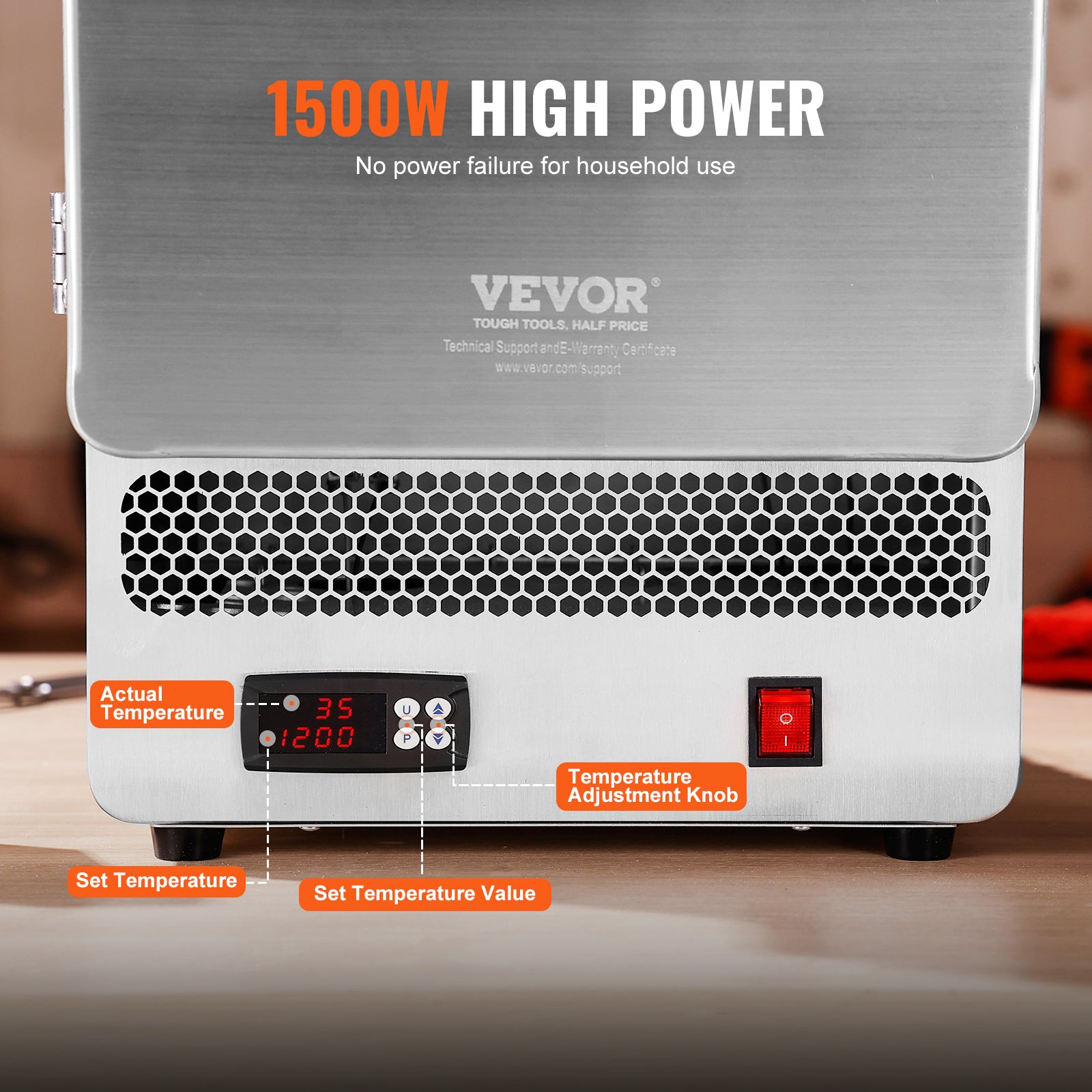 1500W Electric Melting Furnace
