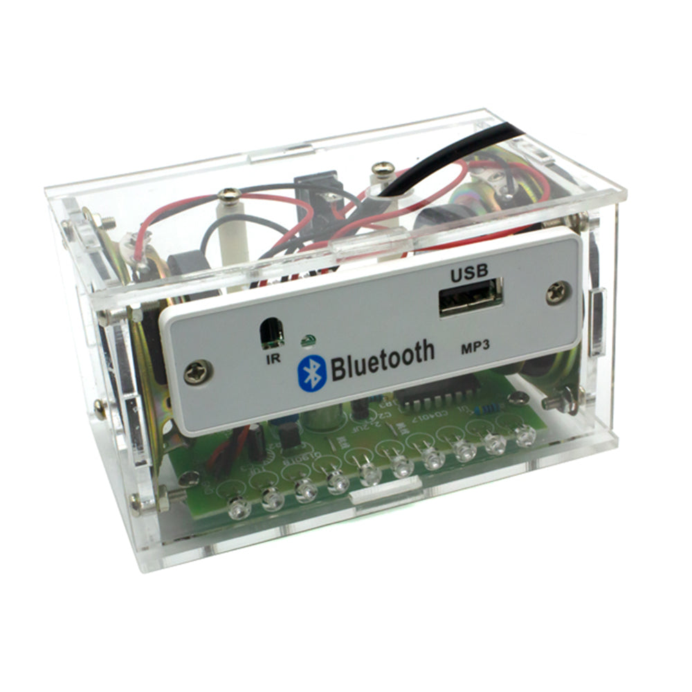 Bluetooth Speaker DIY Kit: 3W Stereo, Remote Control, USB Play