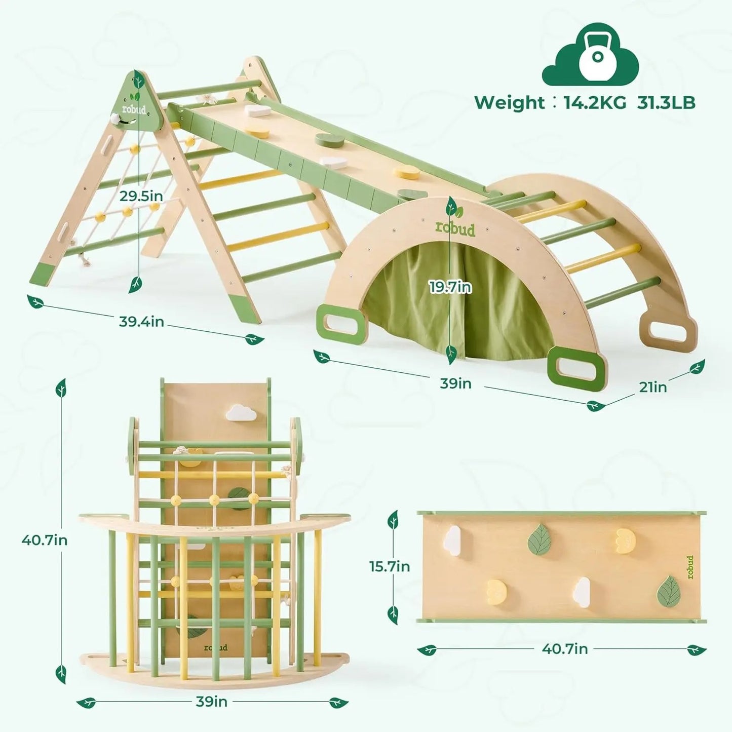 Wooden Climbing Toy