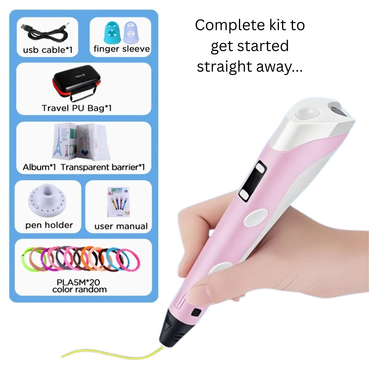 Kids 3D Printing Pen Kit