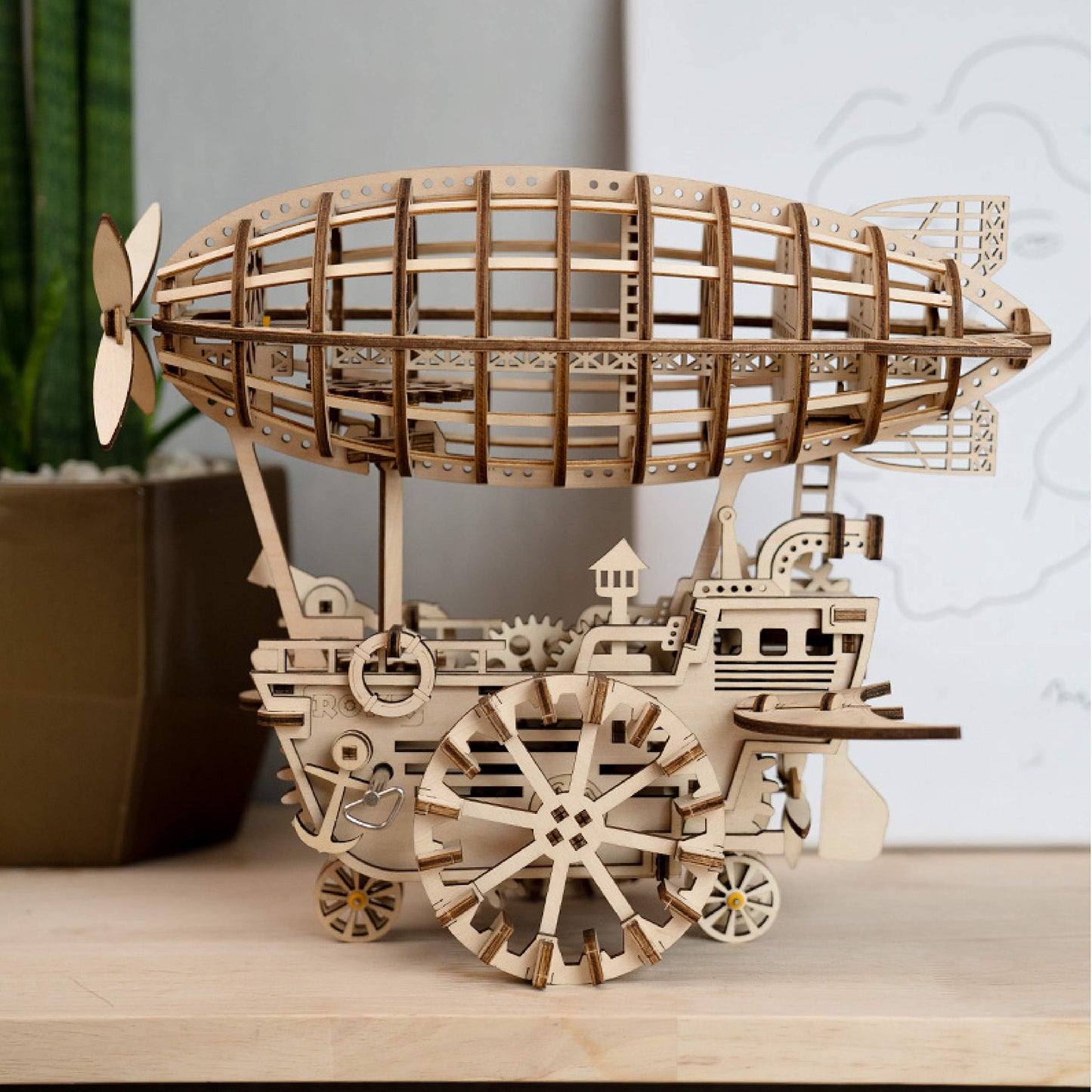 3D Wooden Puzzle Air Vehicle Kit
