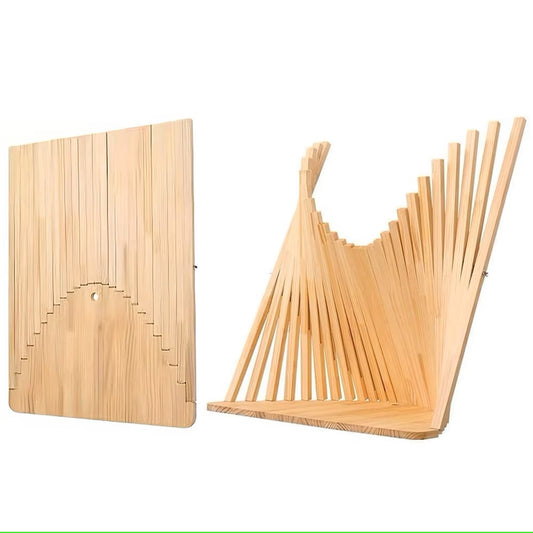 Wall Mounted Folding Desk: Solid Wood Creative Workspace