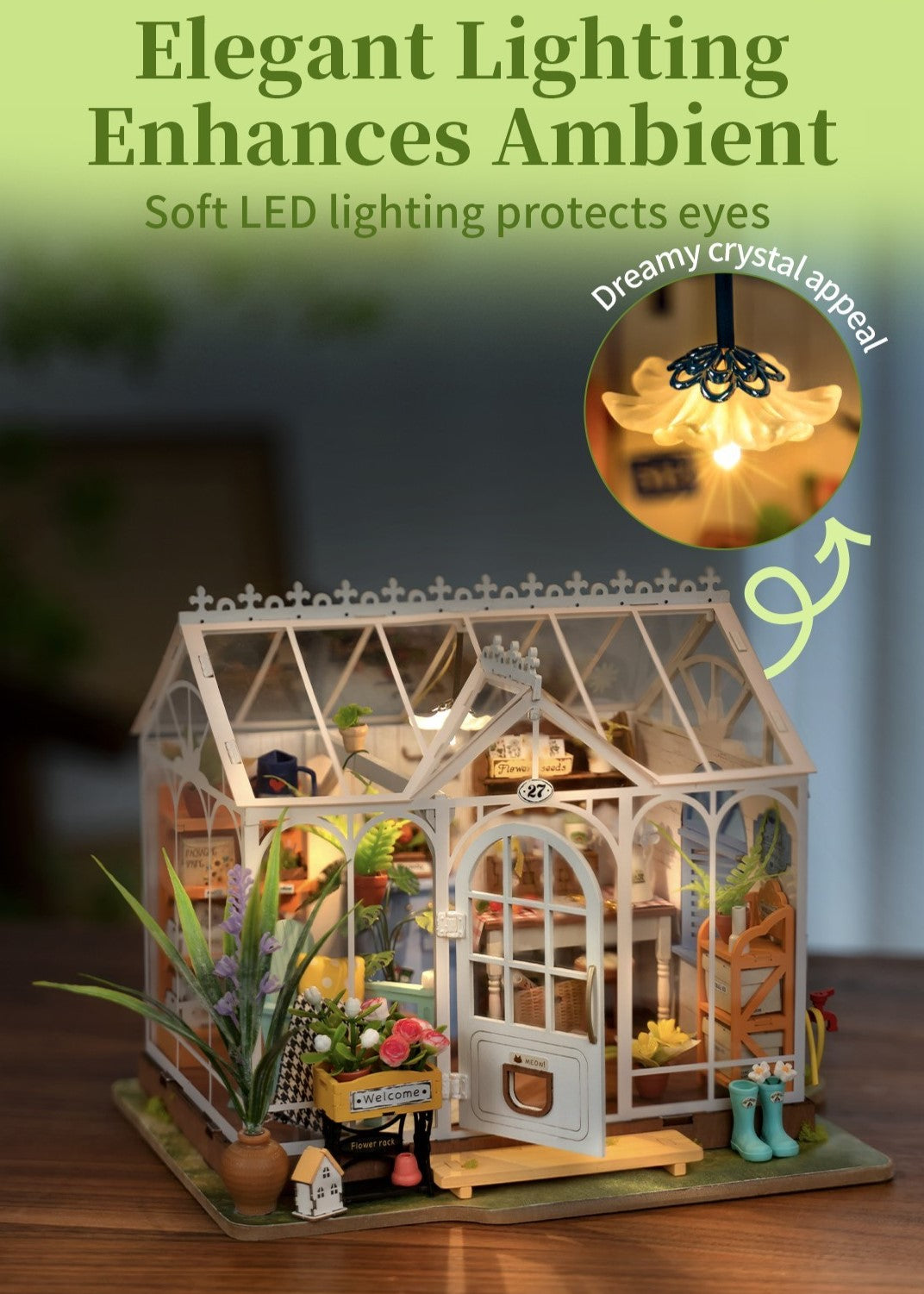 Miniature Dreamy Garden Dollhouse