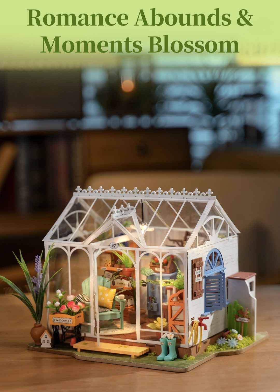Miniature Dreamy Garden Dollhouse
