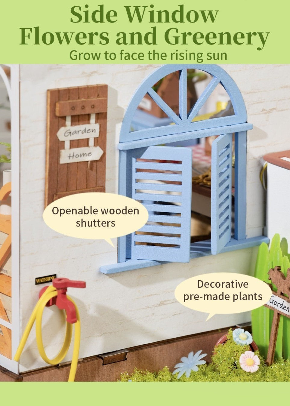 Miniature Dreamy Garden Dollhouse