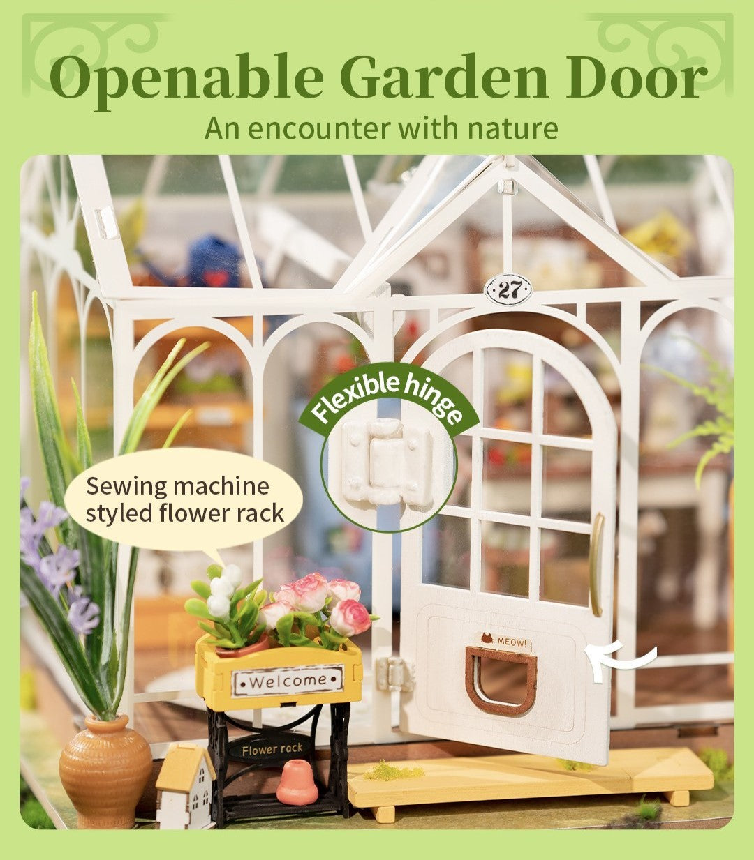 Miniature Dreamy Garden Dollhouse