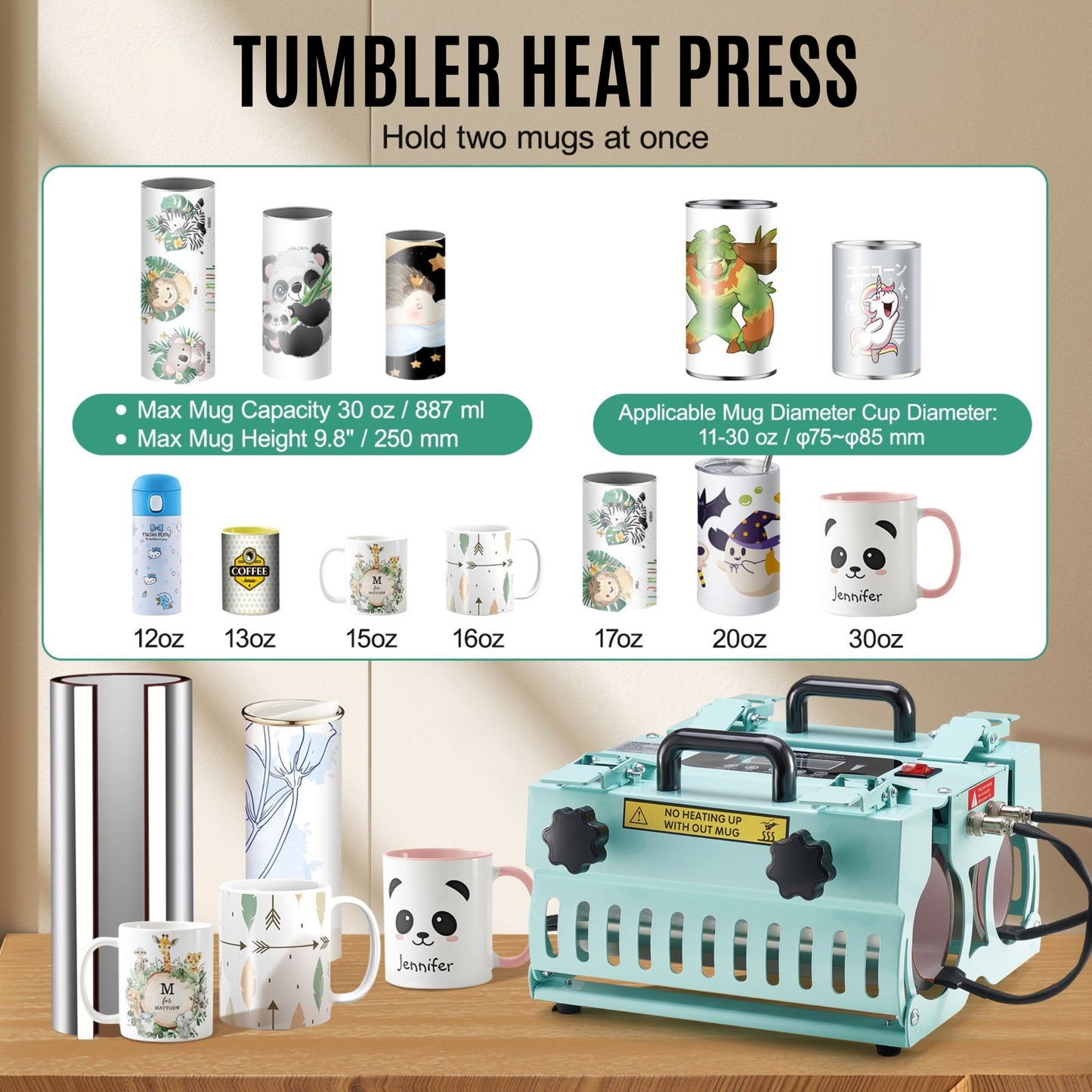 Tumbler Heat Press Machine