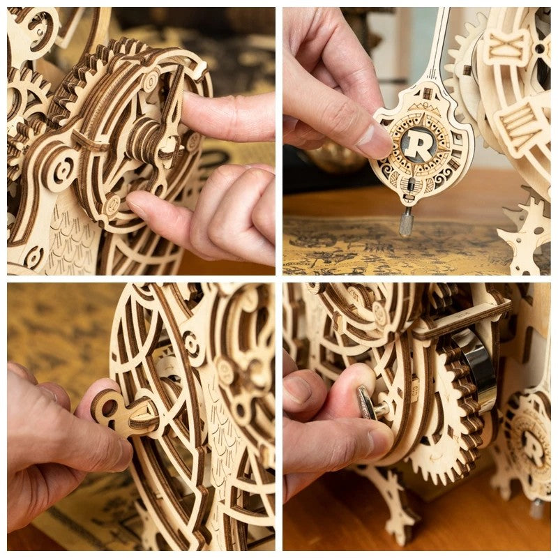 3D Puzzle Owl Clock DIY Kit