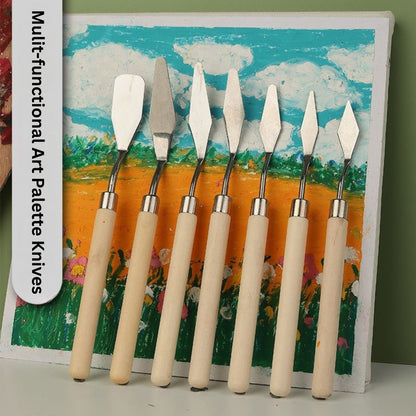 Stainless Steel Oil Painting Palette Knife Set