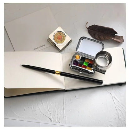 Mini Portable Watercolor Paint Box