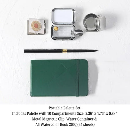 Mini Portable Watercolor Paint Box