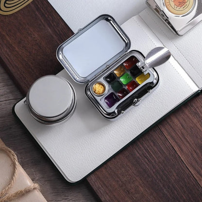 Mini Portable Watercolor Paint Box