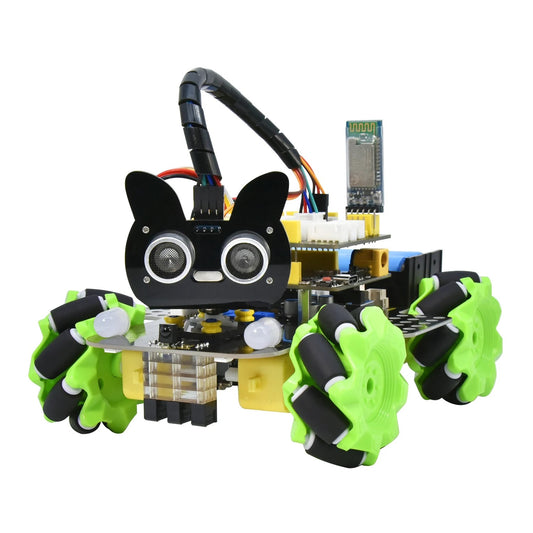 DIY Robot Car Kit: Arduino-Compatible Keyestudio Mecanum STEM Smart 4WD Robot Kit