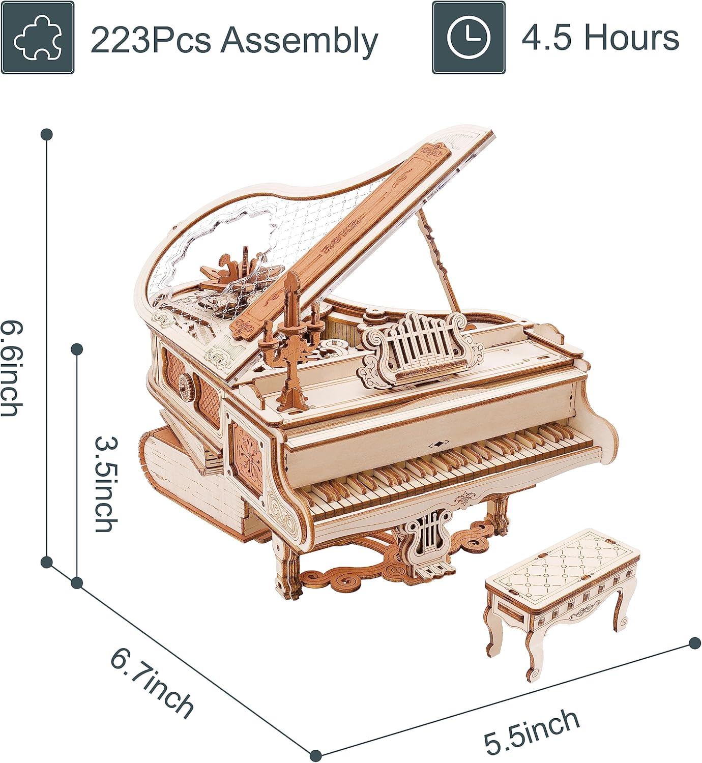 Magic Piano Music Box Kit